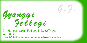 gyongyi fellegi business card